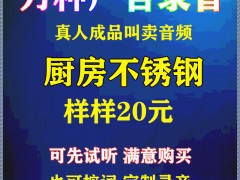 厨房不锈钢产品全场样样20元,男声