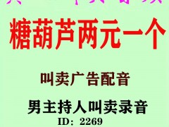 糖葫芦，冰糖葫芦，两元一个广告叫卖录音下载